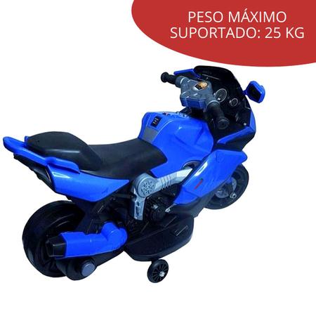 Moto a bateria para crianças Bandeirante Ban Moto cor preto 127V/220V