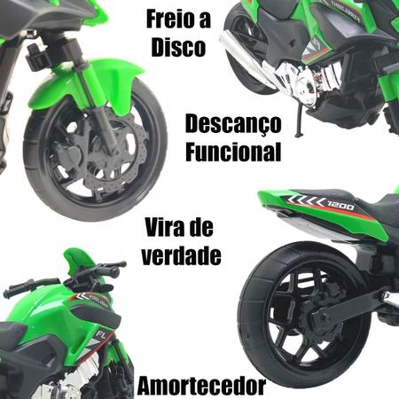Moto Trilha Verde - Bs Toys - nivalmix