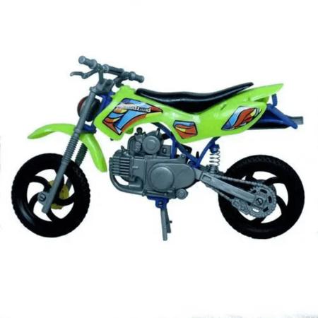 Moto Infantil New Cross Colorida Roda Livre