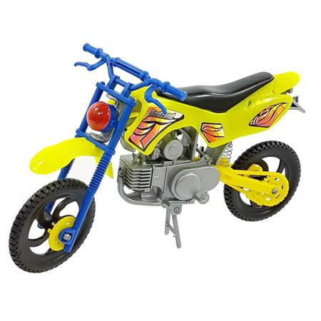 Brinquedo Moto Motocross Infantil Com Amortecedor 20Cm Rodzand