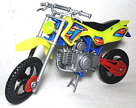 Moto De Brinquedo Motocross Trilha Suspensão Corrida Grande verde