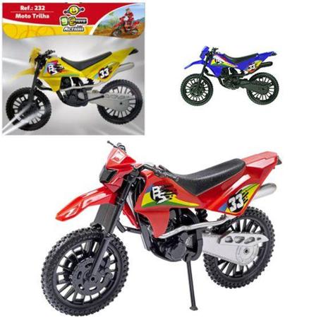 Moto Cross Trilha Roda Livre Colors 27cm BS Toys - Lojas Tem