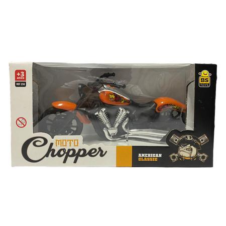 Moto de Brinquedo Chopper American Classic Miniatura - Bs Toys Imagem de Moto de Brinquedo Chopper American Classic Miniatura