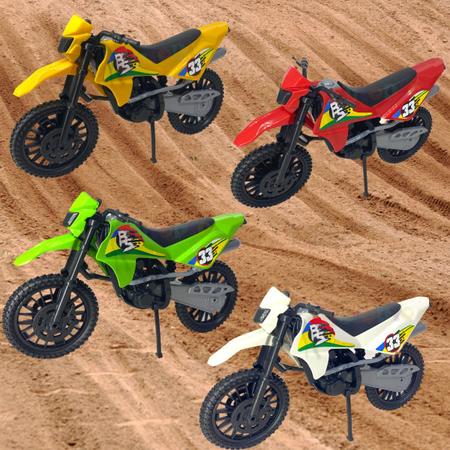 Mini Moto Trilha De Brinquedo Infantil 19 Cm Motocross