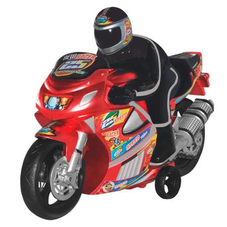 Moto de Corrida Super Race Brinquedo Infantil