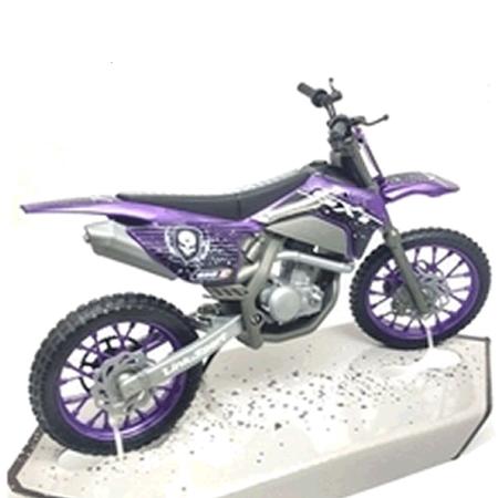 Moto de Corrida Super Cross SXT Branca Usual Brinquedos