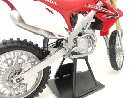 Moto de Ferro Trilha Miniatura Honda CRF 450R 1:6 na Caixa New-Ray -  Miniaturas de Motos - Magazine Luiza