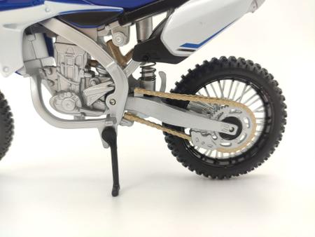 Miniatura Moto De Ferro Cross Trilha Yamaha Na Caixa 1:12