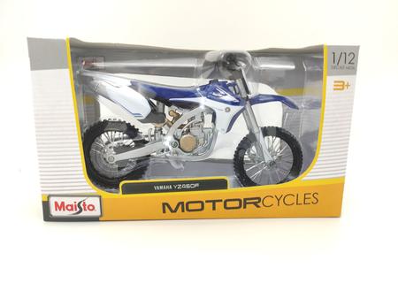 Moto de Ferro Trilha Miniatura Yamaha YZ450F 1:12 na Caixa Maisto -  Miniaturas de Motos - Magazine Luiza