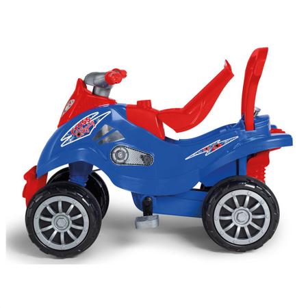 Motoca Infantil Azul e Vermelho com Pedal - CALESITA-953