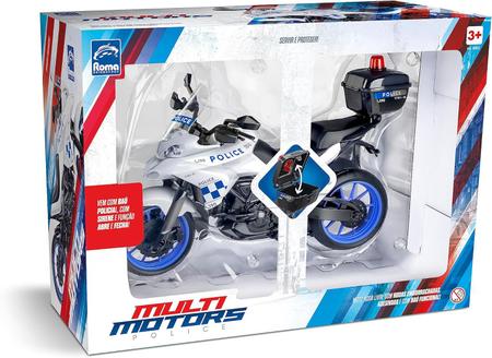 Imagem de Moto De Polícia Multi Motors Motocicleta Brinquedo Infantil
