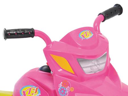 Moto Elétrica Infantil TR1002SC Speed Cinza e Laranja 3km/h