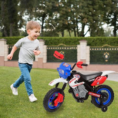 Imagem de Moto Elétrica Infantil 3 Anos Motocross Carregador Bivolt