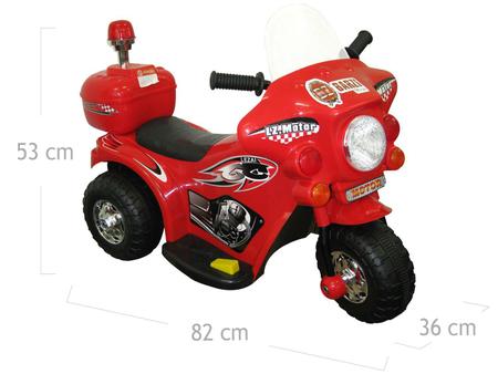 Imagem de Moto Elétrica Infantil 6V BZ Cycle Vermelha 