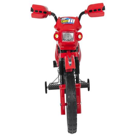 Moto Elétrica 6V Motocross Vermelha - Homeplay 244 - Moto Elétrica Infantil  - Magazine Luiza