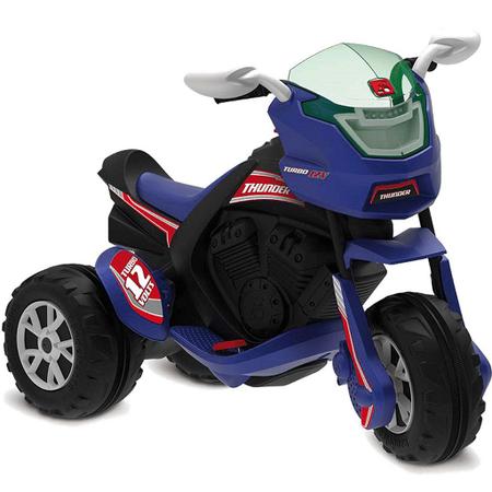 Moto Eletrica Infantil Bandeirante Super Thunder 12V Black - Moto Elétrica  Infantil - Magazine Luiza