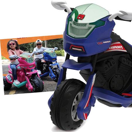 Moto eletrica infantil thunder pink eletrica 12v bandeirante - Moto  Elétrica Infantil - Magazine Luiza