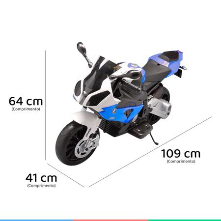 Mini Moto Elétrica Infantil BMW S1000 RR Zippy Toys Crianças Diversos  Modelos Suporta 30kg Bateria Recarregável - Auto Equip