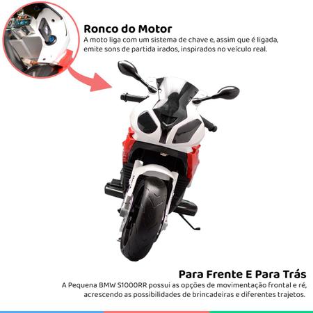 Moto Elétrica Infantil 12v BMW S1000RR Vermelho - Importway (BW179)