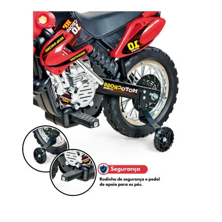 Moto Elétrica Infantil Motocross Homeplay - Home Play - Moto Elétrica  Infantil - Magazine Luiza