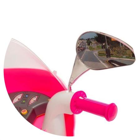 Moto eletrica infantil sprint turbo pink com bau E capacete na Americanas  Empresas