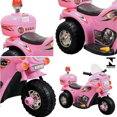 Moto Elétrica Infantil Feminina Farol e Buzina 6V Rosa - ImportWay - Moto  Elétrica Infantil - Magazine Luiza