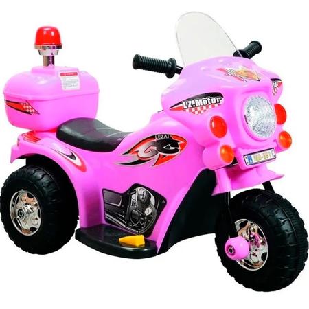 Moto Elétrica Infantil Feminina Farol e Buzina 6V Rosa - ImportWay - Moto  Elétrica Infantil - Magazine Luiza