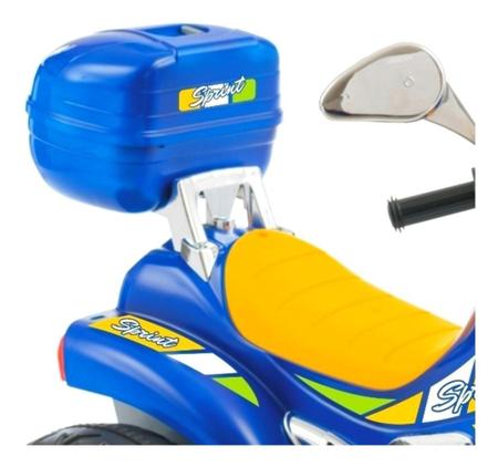 Moto Elétrica Infantil Som E Luz Sprint Turbo Azul 12v Criança Suporta Até  35 Kg Grande Azul Biemme - Moto Elétrica Infantil - Magazine Luiza