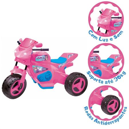 Mini Moto Motinha Infantil Elétrica de Brinquedo Para Criança Motoquinha  Motoca Triciclo Menina Rosa - Importway - Moto Elétrica Infantil - Magazine  Luiza