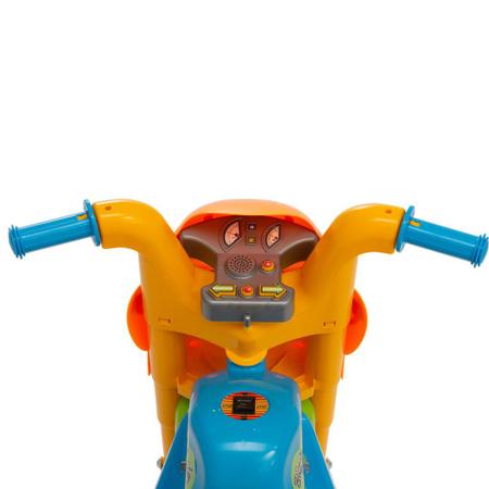 Moto Eletrica Infantil Biemme GP Raptor Super Boy Azul 6V - Maçã Verde Baby