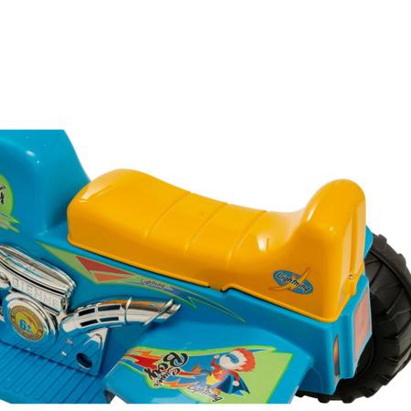 Moto Eletrica Infantil Biemme GP Raptor Super Boy Azul 6V - Maçã Verde Baby