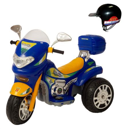 Moto Eletrica Infantil Com Bau