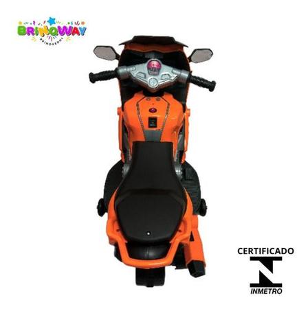 Moto Eletrica Infantil Motinha Criança 6v Com Luz E Som