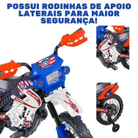 Mini Motinha Moto Elétrica Infantil Motocross Para Crianças