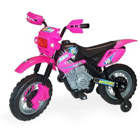 Moto Elétrica Infantil Criança Menino Motocross Homeplay Ver