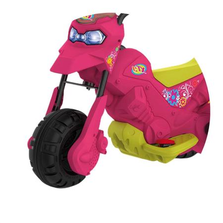 Moto Eletrica Infantil Bandeirante XT3 6V Fashion Rosa Pink - Maçã Verde  Baby