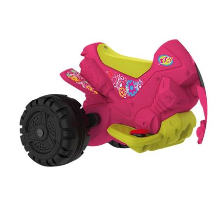 Moto Elétrica Infantil Menina Rosa e Branco, Brinquedo Usado 88849069