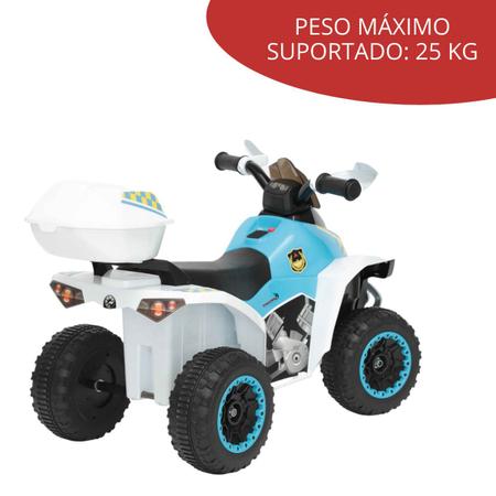 Moto Elétrica Infantil Diversão Criança Até 25Kg 6v Com Chave Luzes Sons e  Acelerador Importway no Shoptime