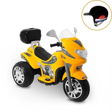 Moto Elétrica Infantil Som E Luz Sprint Turbo 12v Criança Suporta Até 35 Kg  Grande Amarelo Biemme - Moto Elétrica Infantil - Magazine Luiza