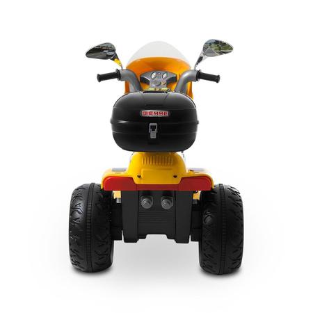 Moto Elétrica Infantil Sprint Turbo Amarelo 12V Biemme - Maçã Verde Baby