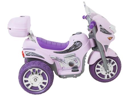 Moto Eletrica Infantil Grande 12v Sprint Turbo Com Capacete - Roxo - Ri  Happy