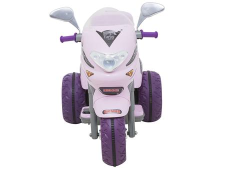 Moto Motinha Elétrica Menina Sprint Turbo Rosa Brinquedo Infantil