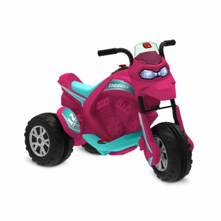 Moto Elétrica Infantil Bandeirante GT2 Turbo 12V Rosa - Bandeirante - 2562  BAND2562