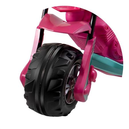 Moto Eletrica Infantil Bandeirante Super Thunder 12V Pink - Maçã Verde Baby