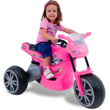 Imagem de Moto Elétrica Infantil X Turbo Rosa II - Xalingo