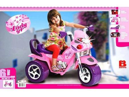 Moto Infantil Fada 6V Rosa/Lilás 1210L - Magic Toys