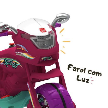 Moto Elétrica Infantil Feminina Farol e Buzina 6V Rosa - ImportWay - Moto  Elétrica Infantil - Magazine Luiza