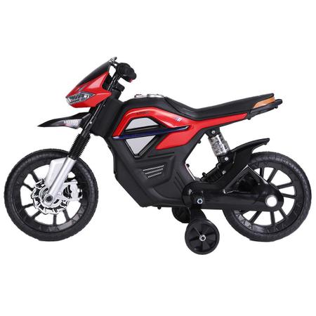 Mini Moto Eletrica Infantil Motocross Motoca Vermelho