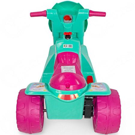 Moto Eletrica Infantil Triciclo Bandeirante Banmoto 6V Rosa - Maçã Verde  Baby