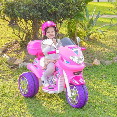 Moto Elétrica Infantil Sprint Turbo Pink 12v - Biemme com o Melhor Preço é  no Zoom